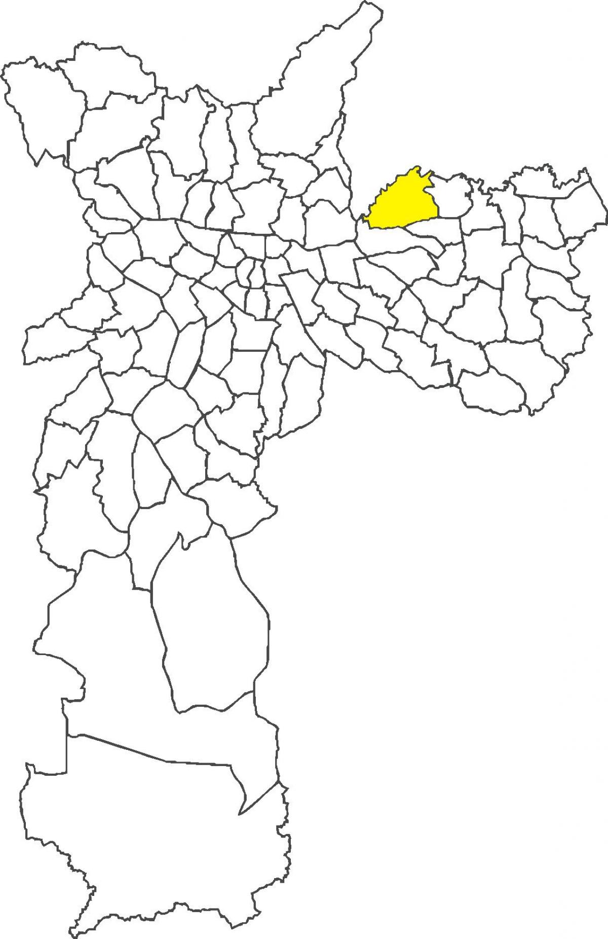 Карта Cangaíba округ