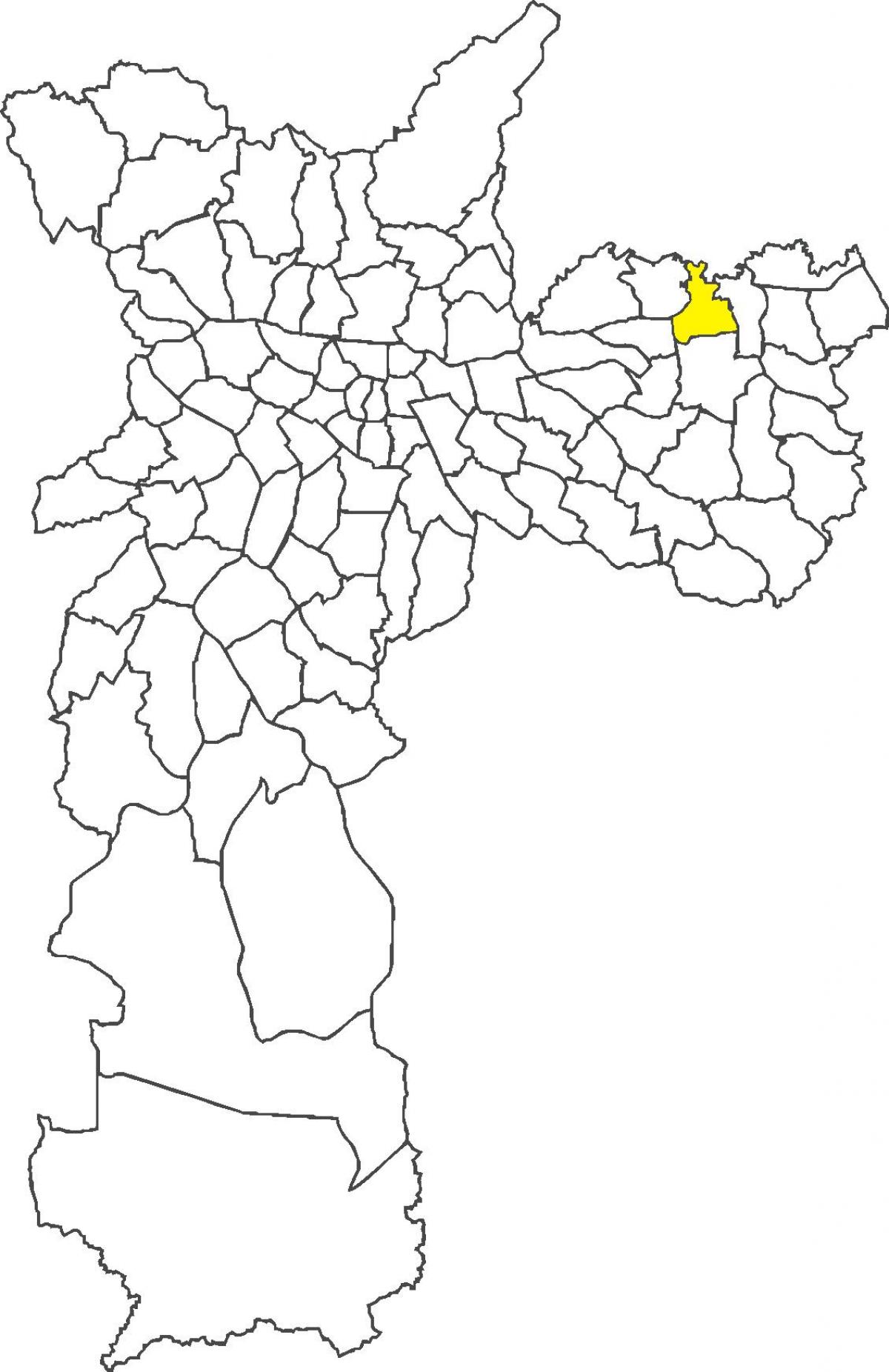Карта Jacuí округ Вила