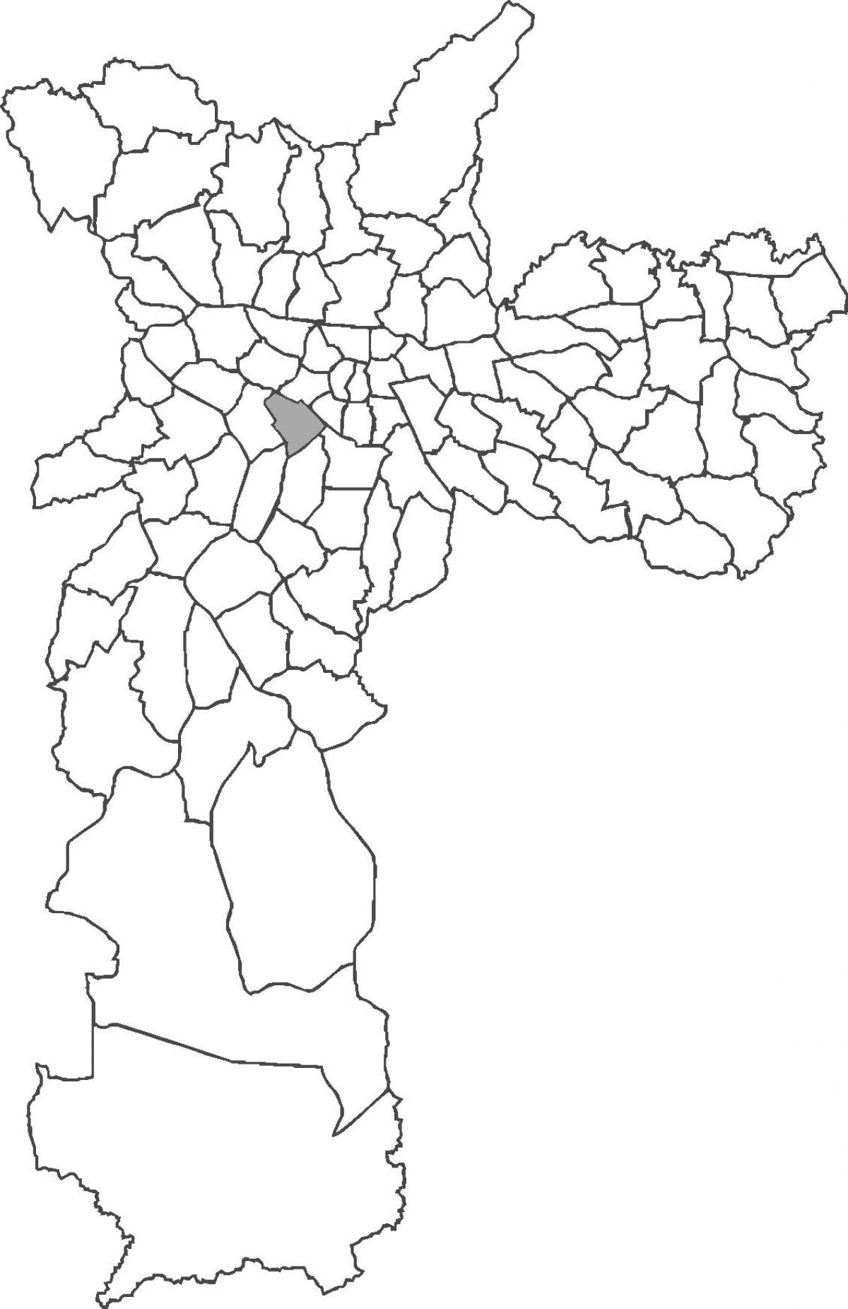 Карта Жардим Паулиста округ