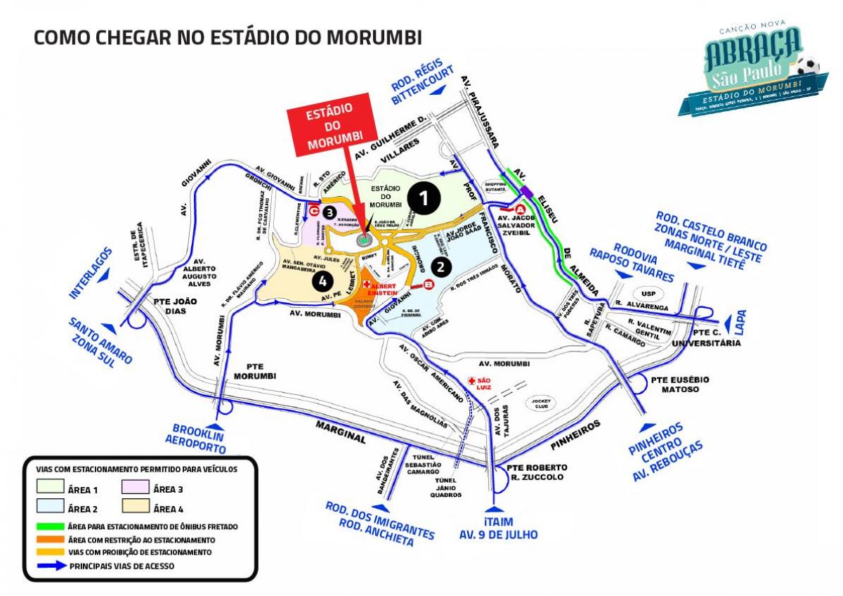 Карта стадиону Морумби