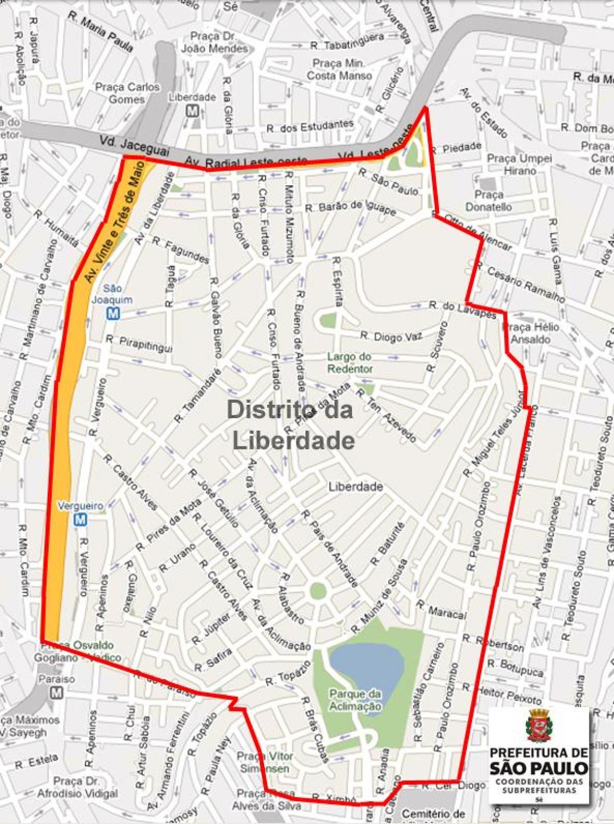 Карта Либердаде, Сао Пауло