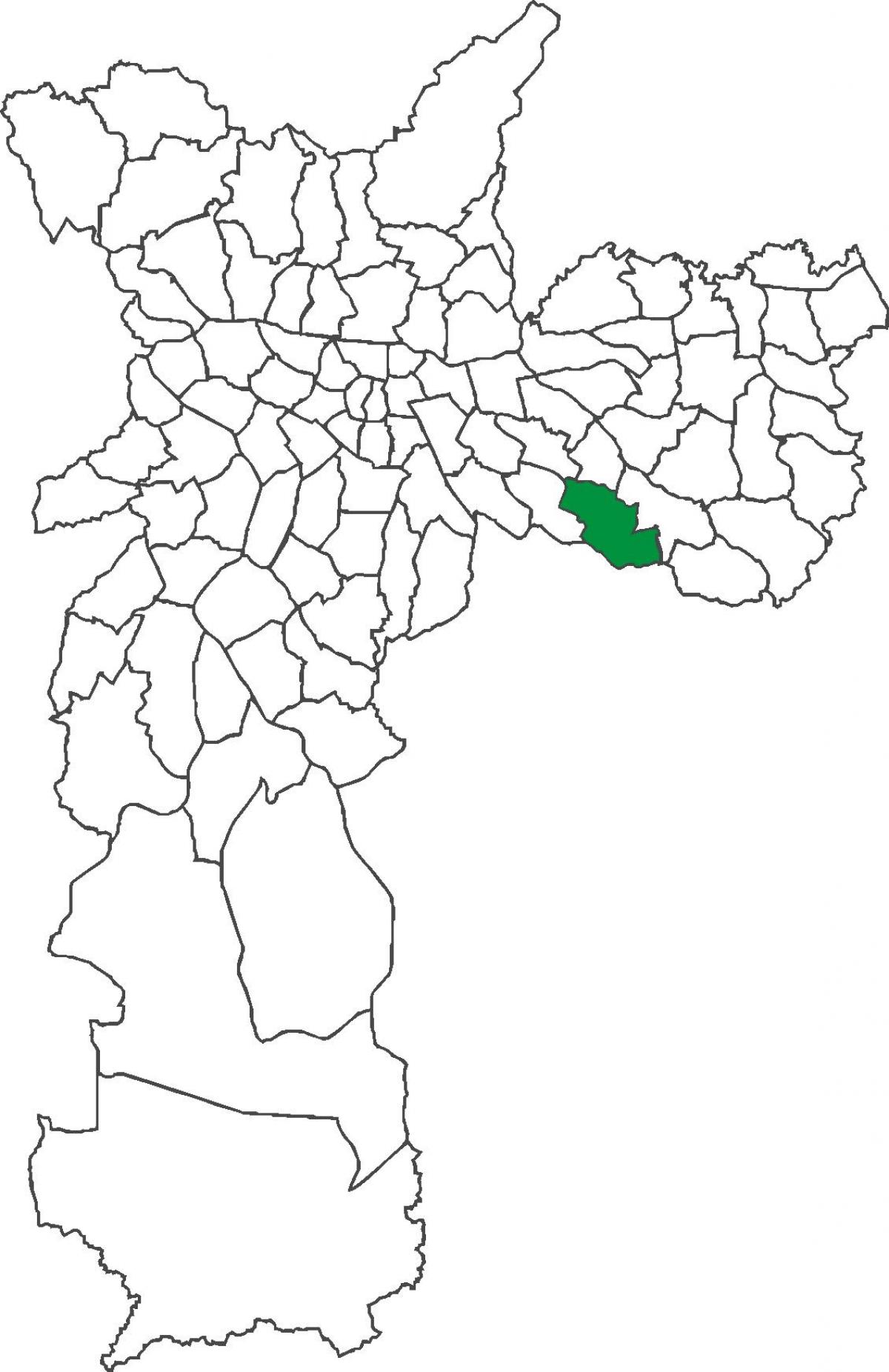 Карта округ Sapopemba