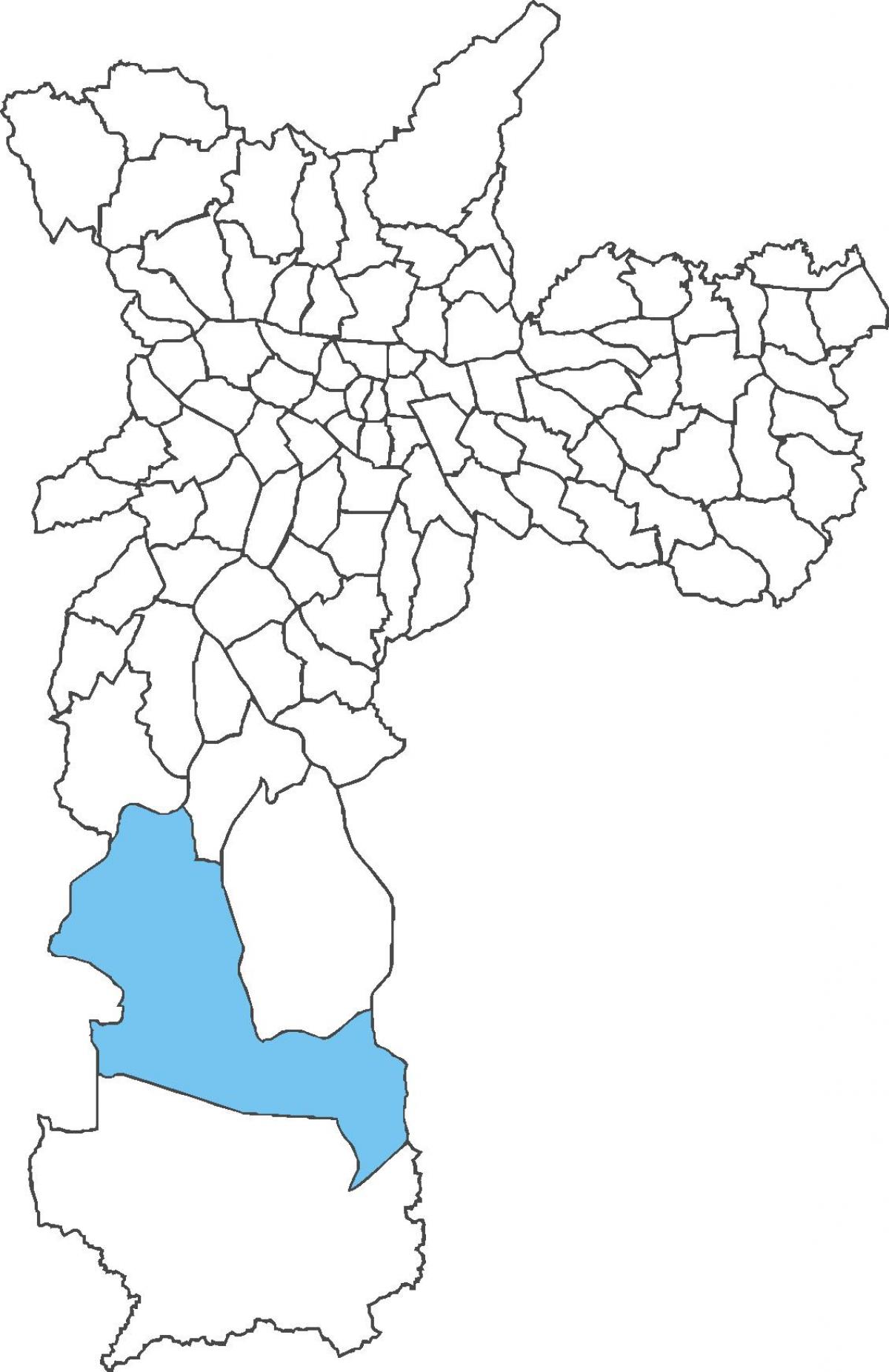 Карта округ Parelheiros