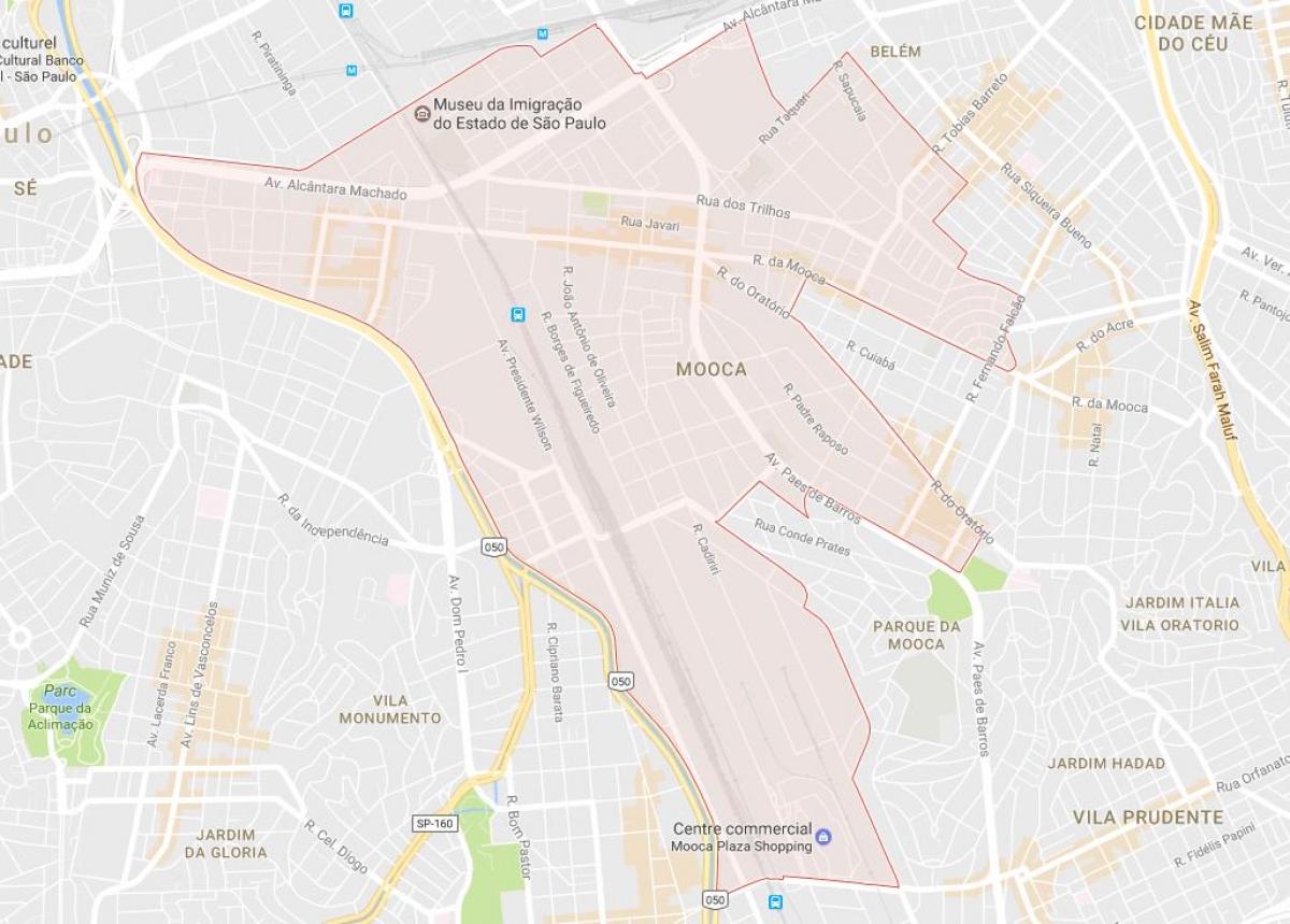 Карта станице Сао Пауло