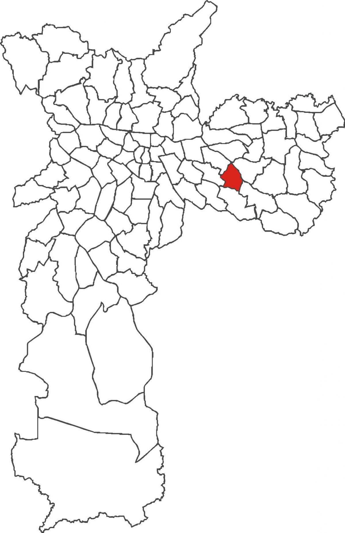 Карта Центар округ