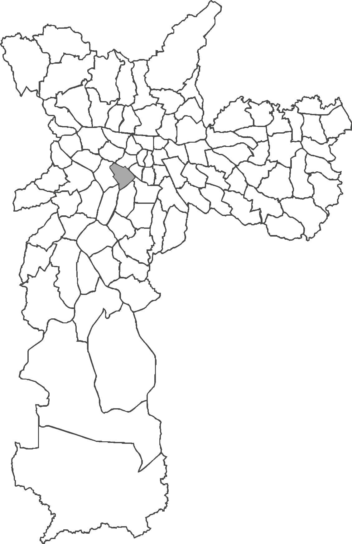 Карта Жардим Паулиста округ