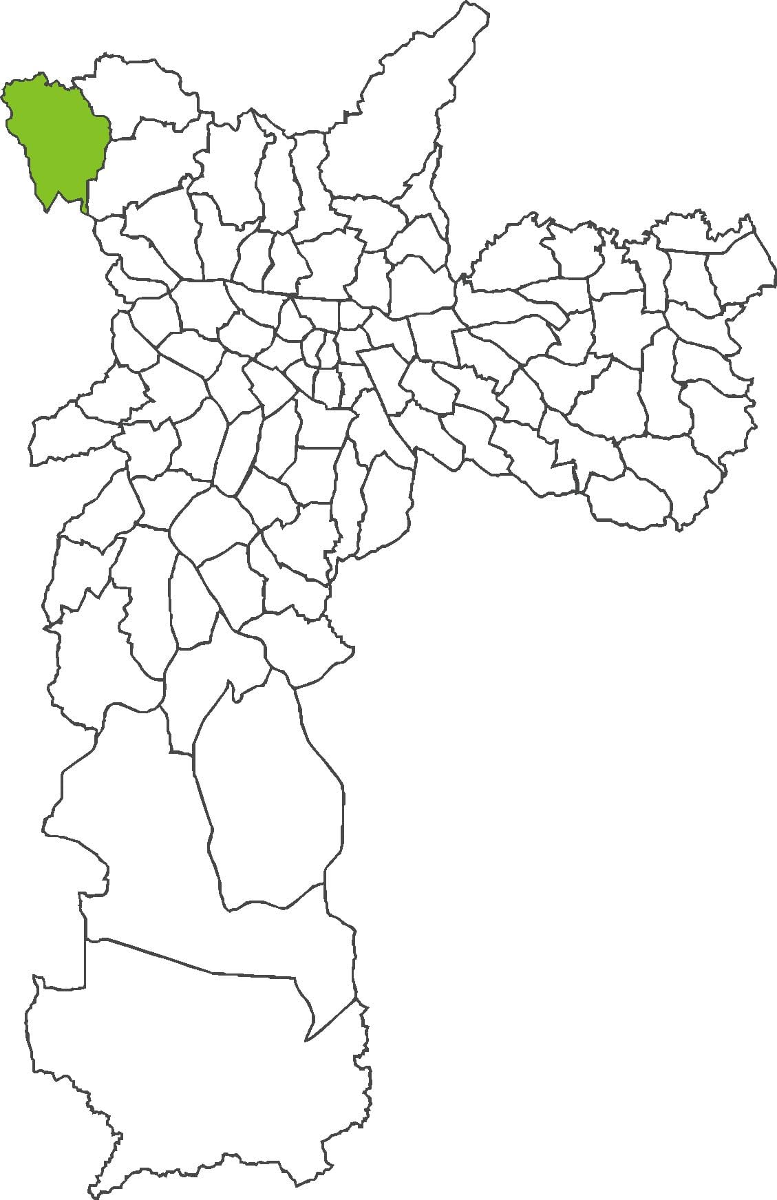 Карта округ Anhangüera