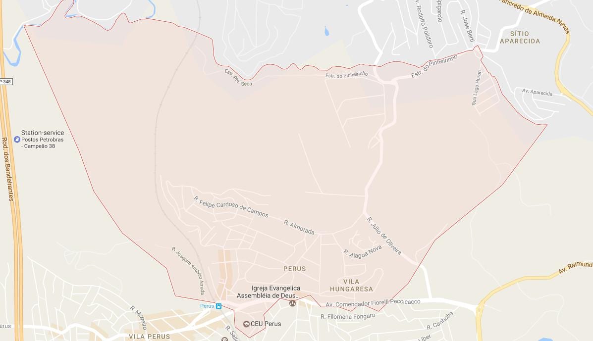 Карта Сао Пауло Перус