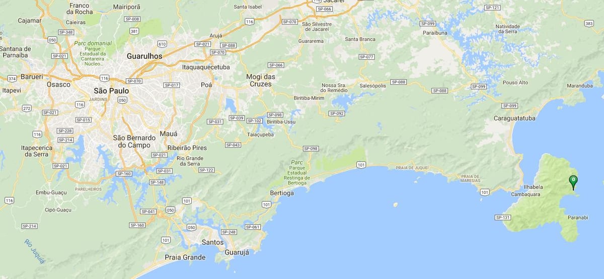 Карта плаже Guanxuma