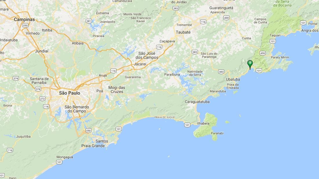 Карта плаже Puruba