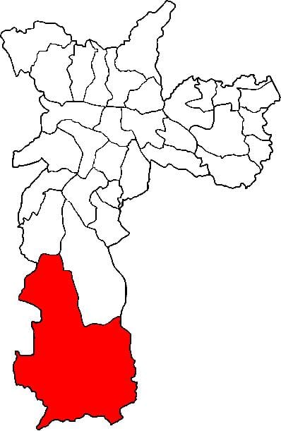 Карта супрефектур Parelheiros Сао Пауло