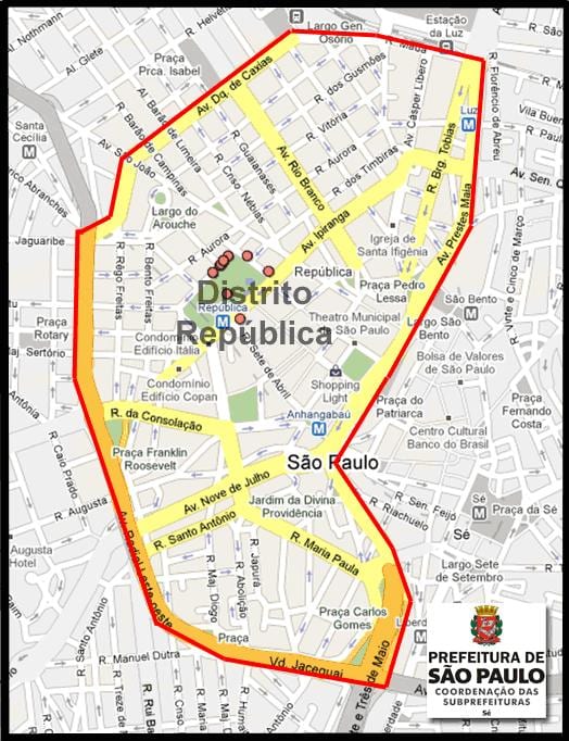 Карта Република Сао Пауло