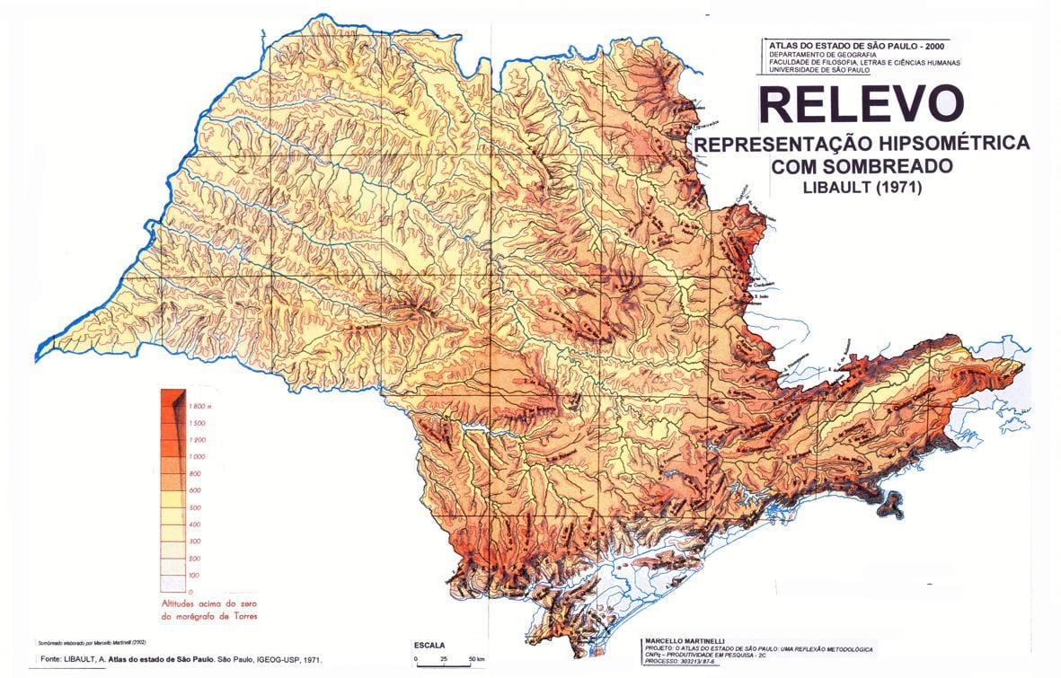Топографска Карта Сао Пауло