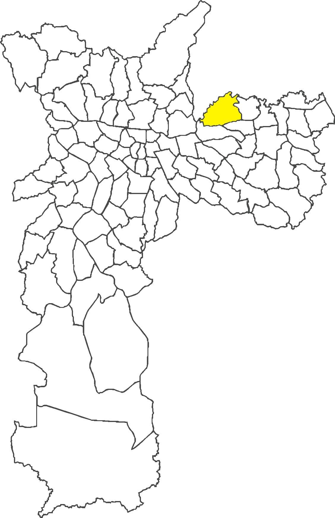 Карта Cangaíba округ