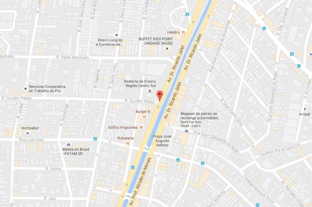 Карта Сао Пауло Cursino