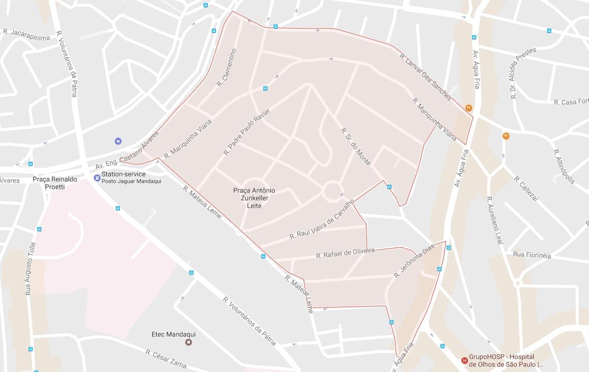 Карта Сао Пауло Mandaqui