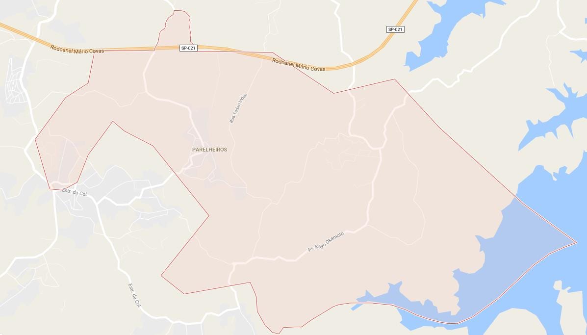 Карта Сао Пауло Parelheiros
