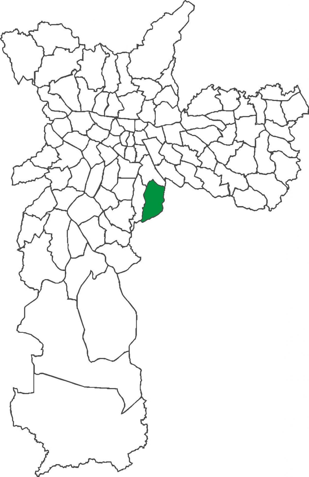 Карта Sacomã округ