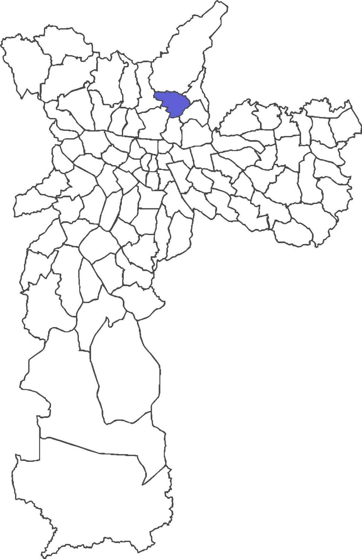 Карта Tucuruvi округ