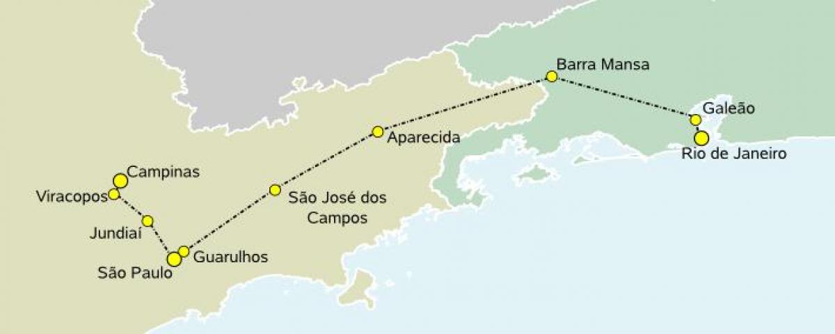 Картица брзине возова Сао Пауло
