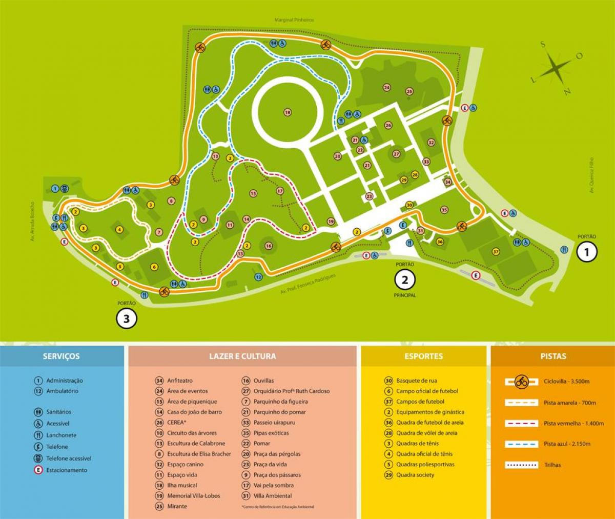 Картицу Вила-Лобос парк