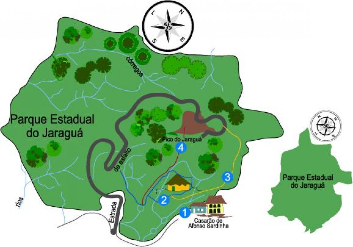 Карта Жарагуа Парк