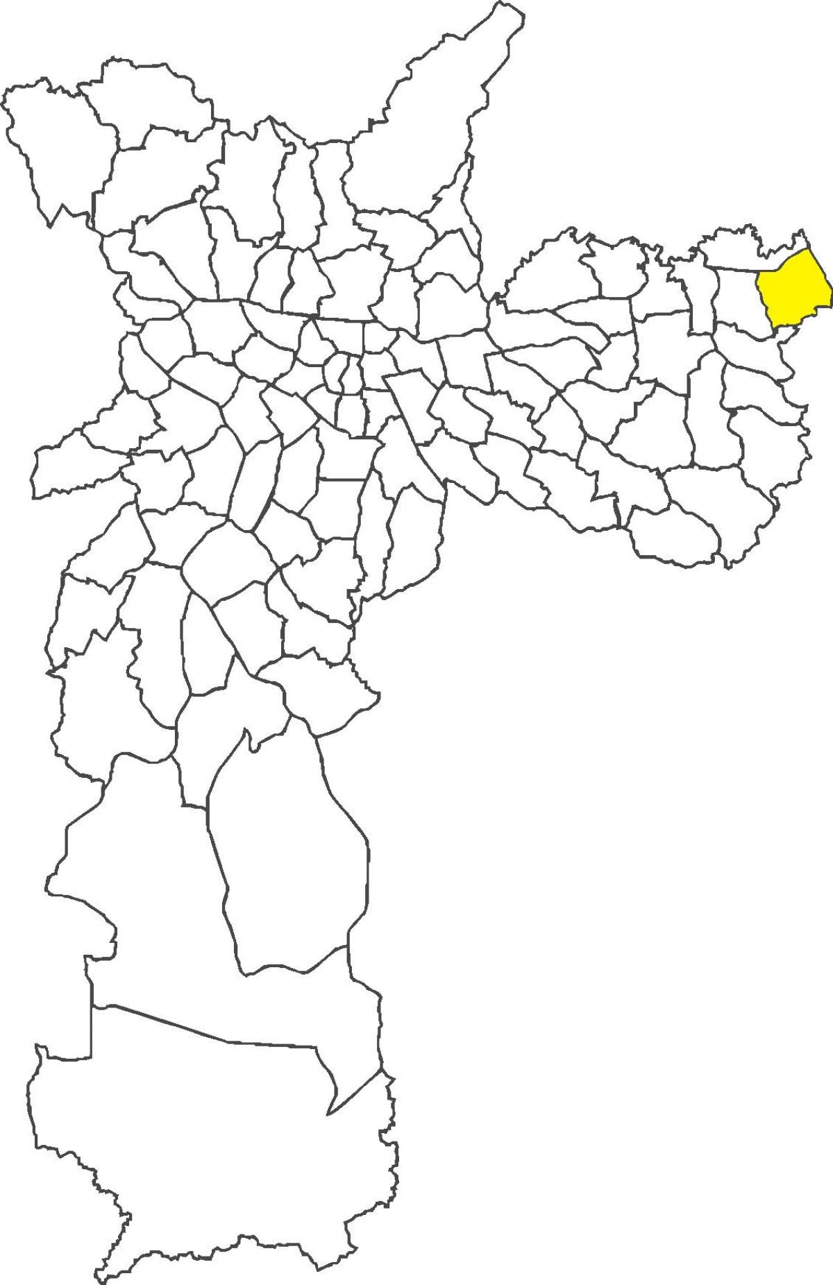 Карта Итайн Паулисте округ