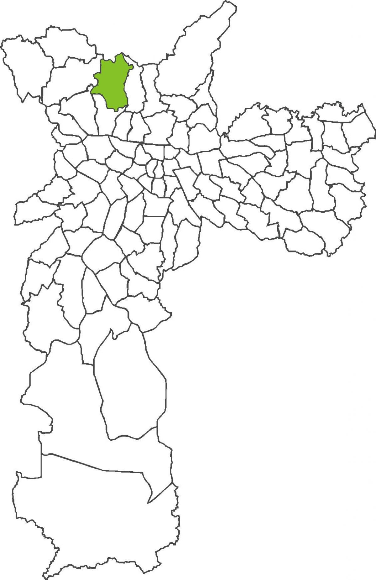 Карта Brasilândia округ
