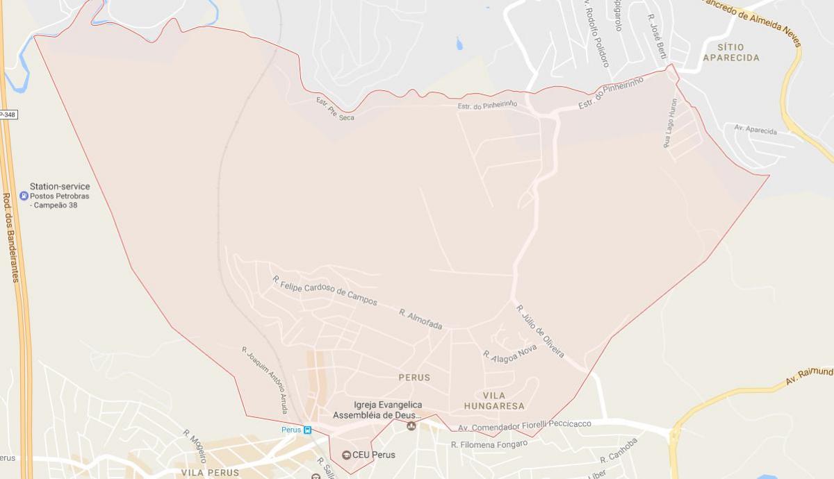 Карта Сао Пауло Перус