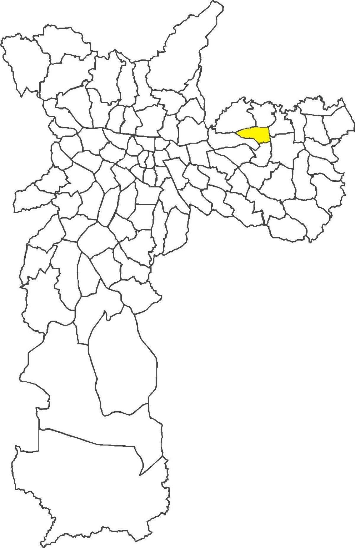 Карта Понте Раса област
