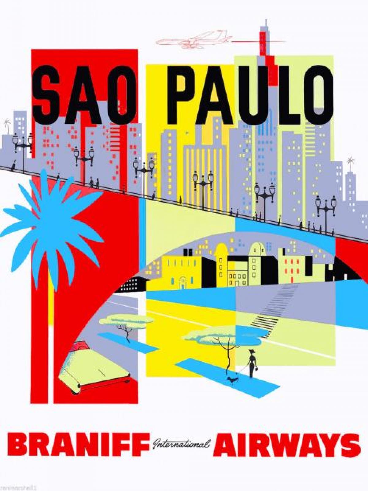Карта Сао Пауло валлпапер