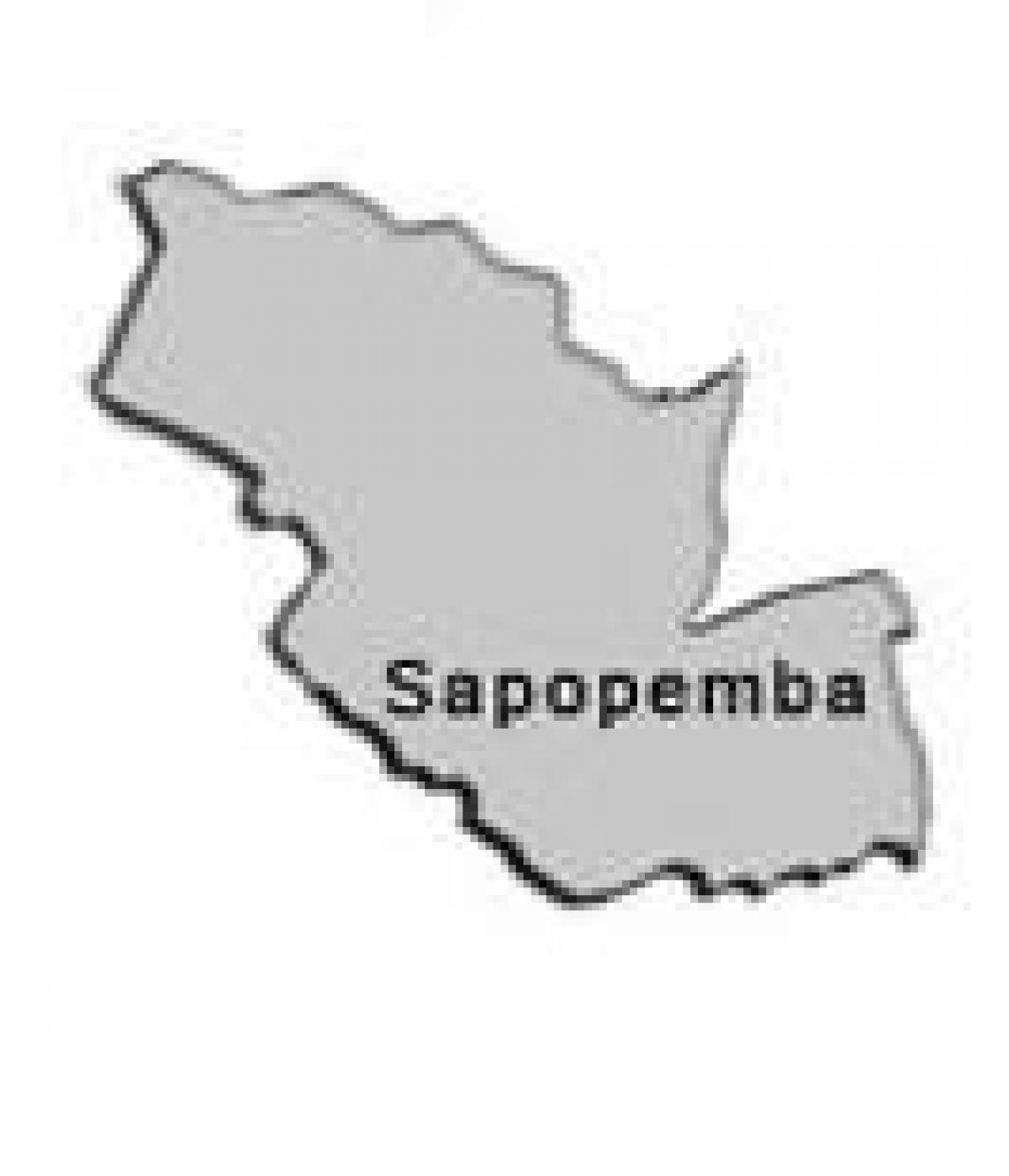 Карта супрефектур Sapopembra