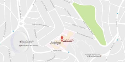 Карта Јеврејске болнице Алберт Ајнштајн