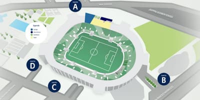Карта Альянц Парк - ниво 2