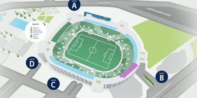 Карта Альянц Парк - ниво 3