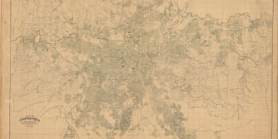 Карта бивши Сао Пауло - 1943
