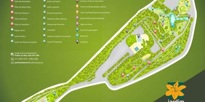 Карта Ботаничка башта Жундиаи