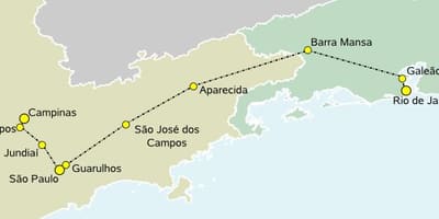 Картица брзине возова Сао Пауло
