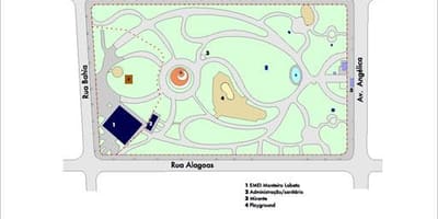 Карта Буенос Ајрес, Сао Паоло парк