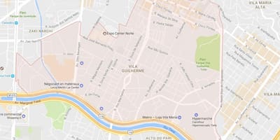 Карта Сао Пауло-Вила Гильерне