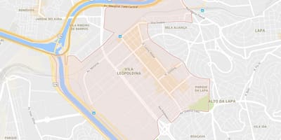 Карта Сао Пауло Вила Леопольдина