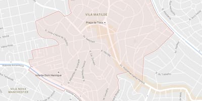 Карта Сао Пауло Вила Матилде