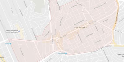 Карта Сао Пауло-Вила-Пруденти