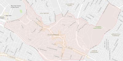 Карта Вила Формоза-Сао Пауло