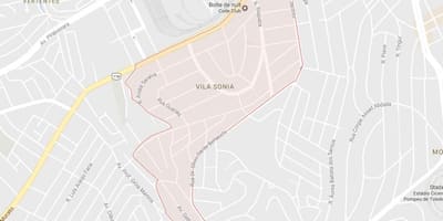 Карта Сао Пауло Вила Sônia