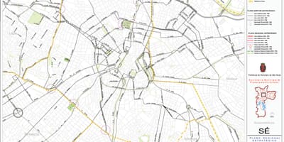 Карта це Сао Пауло - путева