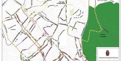 Картица атракција Сао Пауло - путева