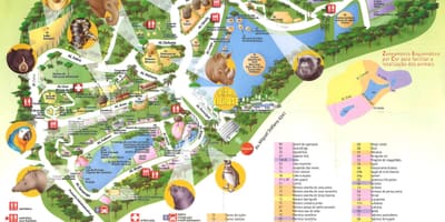 Карта зоолошки парк, у Сао Паулу