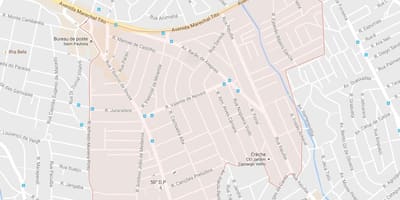 Карта Итайн Паулисте Сао Пауло