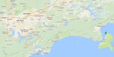 Карта плаже Garapocaia